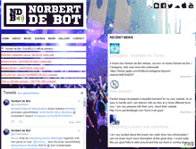 Tablet Screenshot of norbertdebot.com